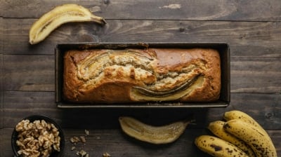 Здравословен бананов хляб